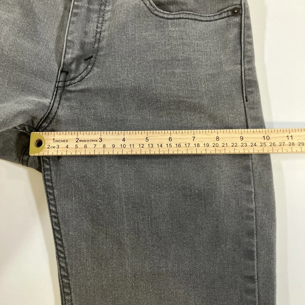 Levi's 511 Slim Fit Jeans Mens 29x32 Gray Stretch Denim WaterLess